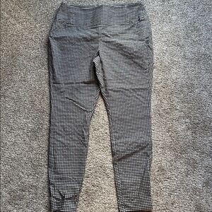 Worthington Black and White Plaid Skinny Pants